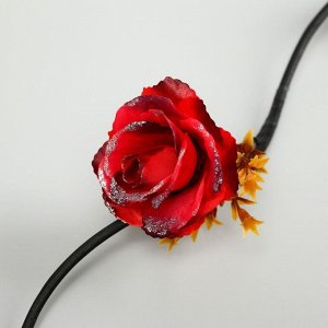 Декор тинги "Роза блеск" 150 см, МИКС