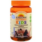 Sundown Naturals Kids, Детские жевательные мультивитамины, Звездные войны, со вкусом ягод, малины и ананаса, 60 шт