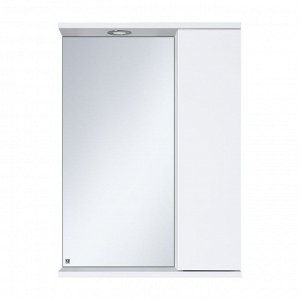 Зеркало-шкаф "Лира 50" правый, белый, 50 х 15,5 х 72 см