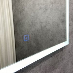 Зеркало Comforty «Гиацинт 60», 600х800 мм, LED-подсветка, бесконтактный сенсор