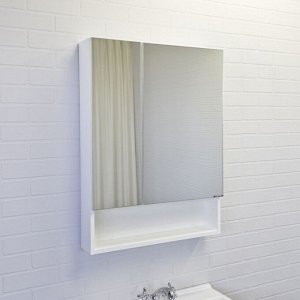 Зеркало-шкаф Comforty «Никосия-60», белый глянец