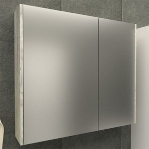 Шкаф-Зеркало "Джерси 80" пальмира 15 см х 80 см х 70 см