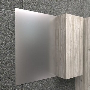 Шкаф-Зеркало "Дублин 80" пальмира 15 см х 80 см х 70 см