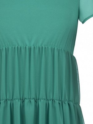 Платье 65%Polyester-33%Viscose-2%Elastane / белый, красный, фуксия