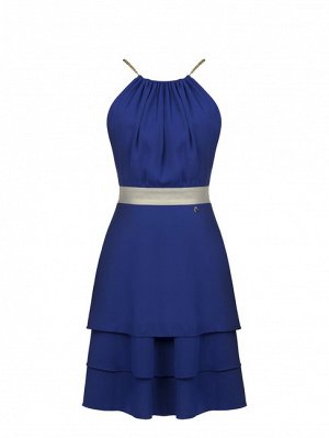 Платье Lining:100%Polyester Decoration:92%Polyester-8%Elastane Main part:100%Polyester / темно-синий, синий, зеленый, розовый, фуксия, коралловый