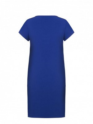 Платье Front:100%Polyester back:89%Polyester-11%Elastane / синий, фуксия, черный