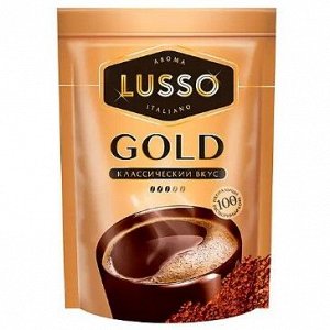 «LUSSO», кофе Gold, растворимый, 150 г