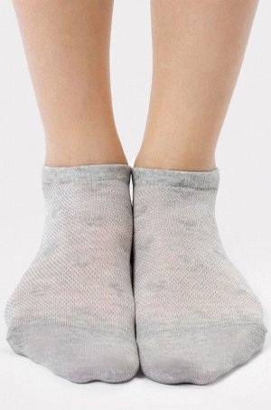 Женские укороченные носки в сетку