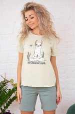 Женский домашний костюм с шортами Каприз