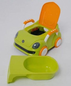 Горшок-машинка детский зелёный