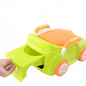 Горшок-машинка детский зелёный