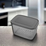 КОНТЕЙНЕР для продуктов ДЛЯ ЗАМОРАЖИВАНИЯ И ХРАНЕНИЯ ПРОДУКТОВ &quot;КРИСТАЛЛ&quot; 1,7Л (Черный)