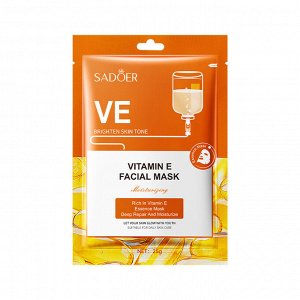 SADOER VITAMIN E FACIAL MASK Маска-салфетка для лица с витамином Е, 25г