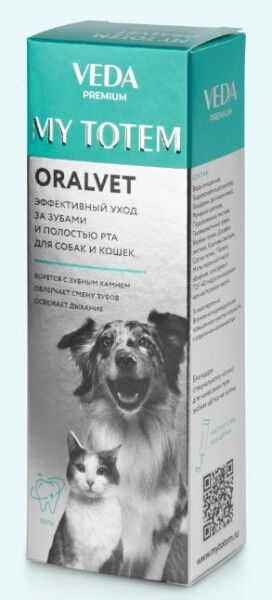 ORALVET гель для зубов и полости рта собак и кошек 40мл