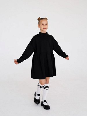 Платье школьное, черное