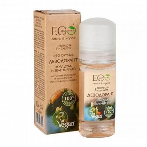 ЭКО лаборатория, Дезодорант для тела EO Laboratorie серия Deo Crystal Кора дуба и зеленый чай, 50 мл