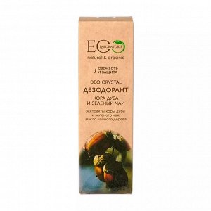 ЭКО лаборатория, Дезодорант для тела EO Laboratorie серия Deo Crystal Кора дуба и зеленый чай, 50 мл