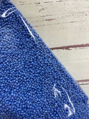Бисер китайский 12/0 450 грамм голубой