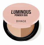 Divage POWDER DUO LUMINOUS - Товар Пудра компактная двухцветная № 02