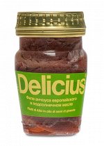 Филе анчоуса европейского в подсонечном масле &quot;Delicius&quot;, ст/б., (78гр.)