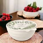 МИСКА С КРЫШКОЙ С ДЕКОРОМ WAVE 2,8Л (Бежевый)