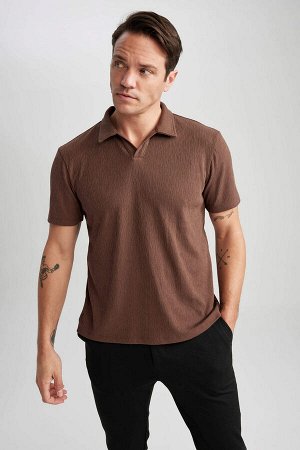 Базовая футболка с коротким рукавом и воротником-поло Modern Fit
