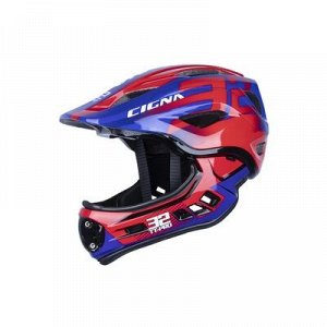 Детский шлем велосипедный шлем CIGNA TT 32 PRO (S, Красный-Синий)