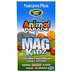 Nature's Plus, Animal Parade, Mag Kidz, Children's Magnesium 90 таб.