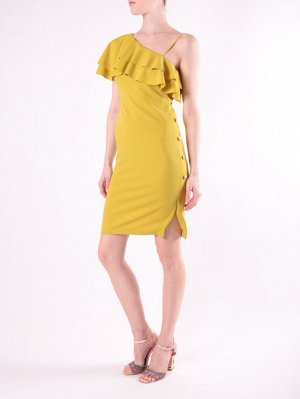 Платье Main part:95%Polyester-5%Elastane / черный, белый, темно-синий, синий,  красный, бежевый, розовый, фуксия, желтый