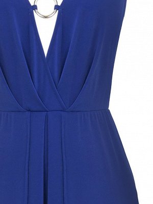 Платье 95%Polyester-5%Elastane / черный, синий, бежевый, зеленый, фуксия, коралловый