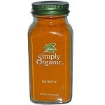 Simply Organic, Куркума 67 гр