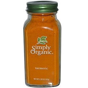 Simply Organic, Куркума 67 гр