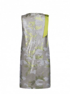 Платье Lining:100%Polyester Main part:100%Polyester / фуксия, лимонный