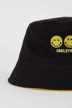 Женская шляпа-ведро из хлопка с лицензией SmileyWorld