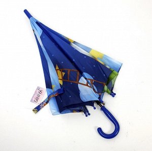 Зонт детский трость полуавтомат цвет Темно-синий(DINIYA)