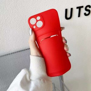 Чехол с карманом для карт iphone