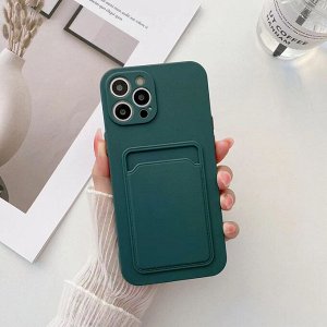 Чехол с карманом для карт iphone