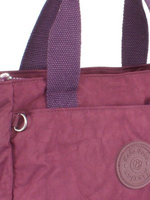 Сумка женская текстиль BoBo-0735,  1отд,  плечевой ремень,  фиолетовый 255295