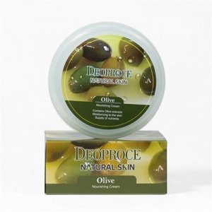 KR/ DEOPROCE Natural Skin Olive Nourishing cream Крем д/лица "Олива", 100гр./ №1225