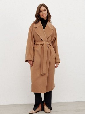 Пальто-халат из шерсти
