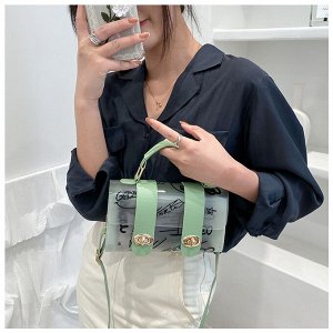 Сумка женская, через плечо, прозрачная, ПВХ