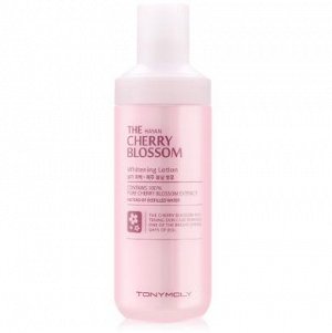 Осветляющий лосьон с экстрактом вишни TonyMoly The Hayan Cherry Blossom Whitening Lotion,160ml