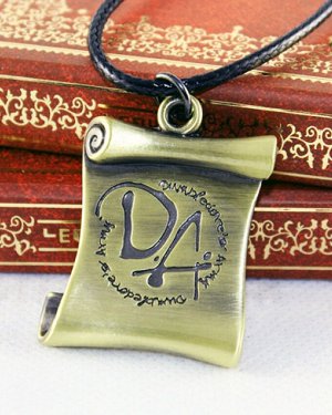 кулон-подвеска на шнурке Свиток армии Дамблдора, бронза (Волшебная Вселенная) пакет