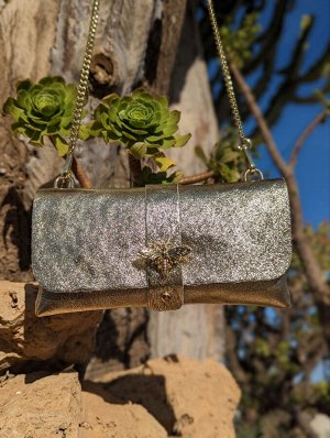 Сумка с цепочкой AB.Z PELLE Abeja ladrillo (330) ORO