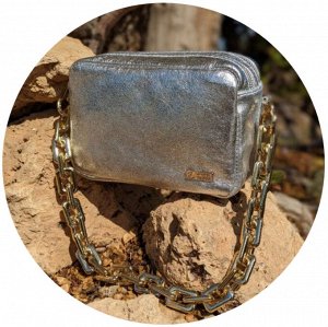 Сумка с цепочкой Pelle 21-20 (370) CG plata