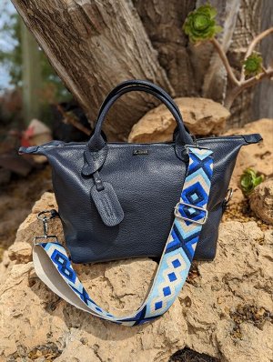 Сумка-шоппер AB.Z · Pelle · 21-13 (740) Marino - CINTURON BOLSOS (150)-6 (12)