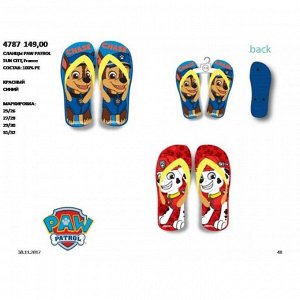 4787 сланцы   PAW PATROL