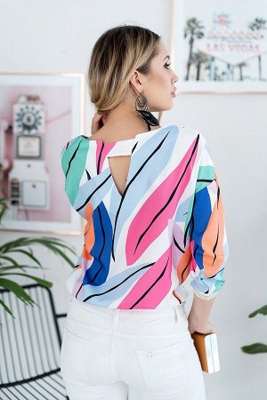 Блуза / Nika.PL 03015 разноцветный