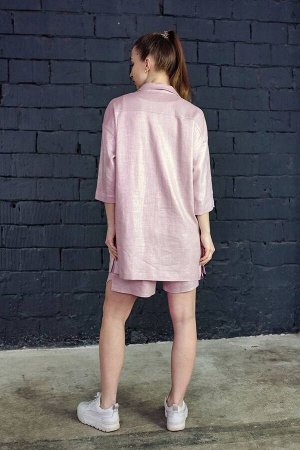 Рубашка / Arisha 8102 пудрово-розовый