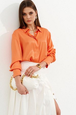 Рубашка / Ketty К-06040w оранжевый